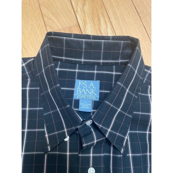 Joseph A Banks Button Down Lot-Stay Cool-2 Shirts-Mens Large-Front Pocket - Picture 3 of 10